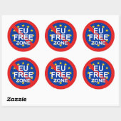 Brexit – サ離れーパー、EUフリーゾーン ラウンドシール (シート)