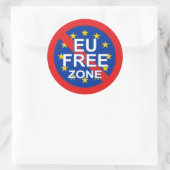 Brexit – サ離れーパー、EUフリーゾーン ラウンドシール (バッグ)