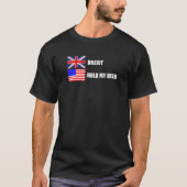 Brexit、ビールを持って Tシャツ (正面)