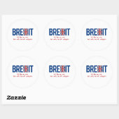 BREXIT – 似ていて終了 – - ラウンドシール (シート)