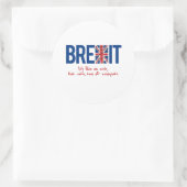 BREXIT – 似ていて終了 – - ラウンドシール (バッグ)