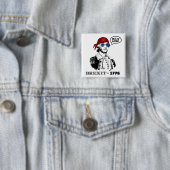 Brexit 1776 George Washington Cool Sunglasses 缶バッジ (インサイチュ)