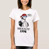 Brexit 1776 George Washington Cool Sunglasses Tシャツ (正面)