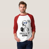 Brexit 1776 George Washington Cool Sunglasses Tシャツ (正面フル)