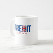 BREXIT - 2016年6月23日- - コーヒーマグカップ (正面左)