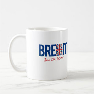BREXIT - 2016年6月23日- - コーヒーマグカップ