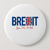 BREXIT - 2016年6月23日- - 缶バッジ (正面)