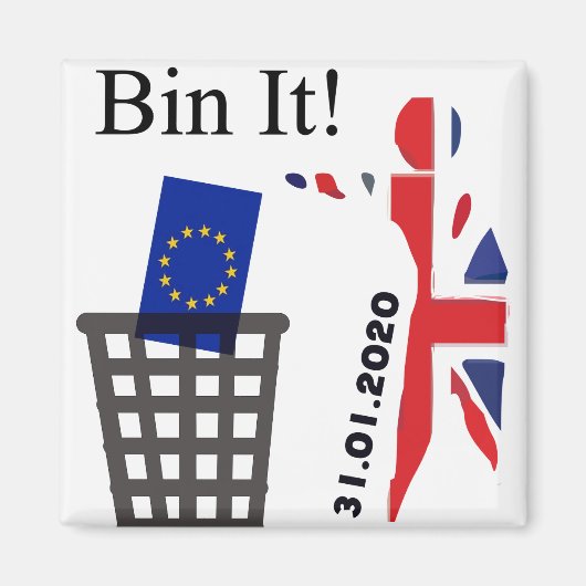 Brexit 31.01.2020 – 英国葉EU マグネット (正面)