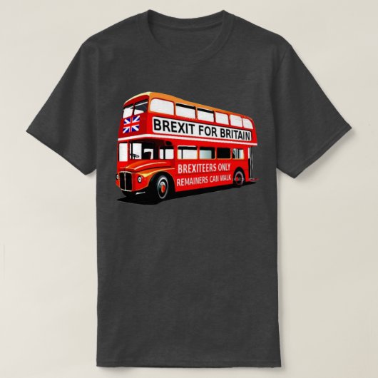 Brexit Bus on Tour Tシャツ (デザイン正面)