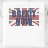 Brexit Nowスタンプ 長方形シール (バッグ)