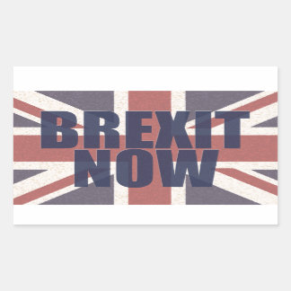 Brexit Nowスタンプ 長方形シール