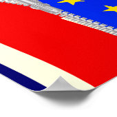 Brexit UK EUスプリットジッパー ポスター (角)