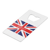 BREXIT UNION JACK – イメ高品質ージ クレジットカード栓抜き (裏面アングル)