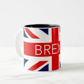BREXIT UNION JACK – イメ高品質ージ ツートーンマグカップ (正面左)
