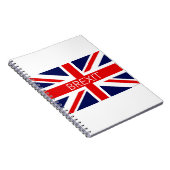 BREXIT UNION JACK – イメ高品質ージ ノートブック (右側)