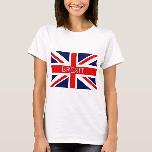 BREXIT UNION JACK – イメ高品質ージ Tシャツ (正面)
