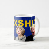 BREXSHIT、アンチUK Brexitの住民投票: コーヒーマグカップ (正面右)