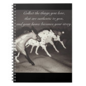 Breyerのモデル馬好きのコレクターのノート ノートブック (正面)