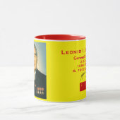 Brezhnev*のポートレートのマグ マグカップ (中央)