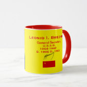 Brezhnev*のポートレートのマグ マグカップ (正面右)