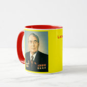 Brezhnev*のポートレートのマグ マグカップ (正面左)