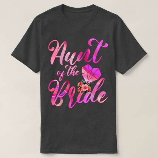Briの結婚花嫁の叔母からの叔母への贈り物 Tシャツ (デザイン正面)