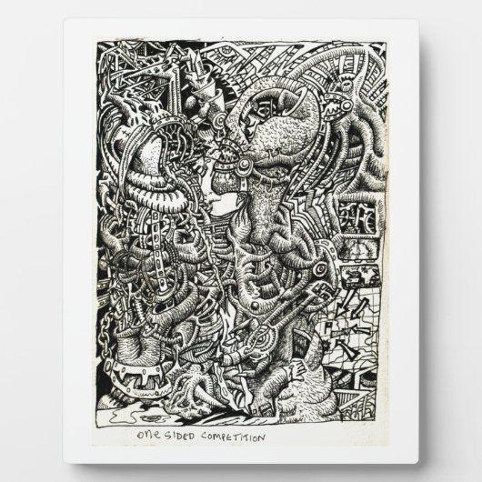 Brian Bensonによる一方的な競合 フォトプラーク (正面)