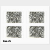 Brian Bensonによる一方的な競合 長方形シール (シート)