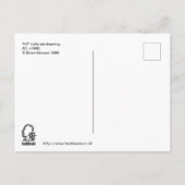 Brian Bensonはがき著「こんにちは！」 ポストカード (裏面)