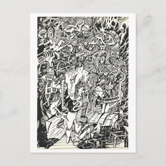 Brian Bensonはがき著「こんにちは！」 ポストカード (正面)