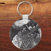 Brian benson氏による上位と下位 キーホルダー (正面)