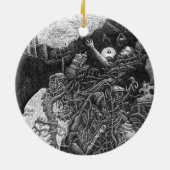 Brian Benson氏による上位と下位 セラミックオーナメント (裏面)