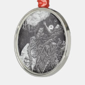 Brian Benson氏による上位と下位 メタルオーナメント (左)