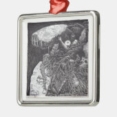 Brian Benson氏による上位と下位 メタルオーナメント (左)