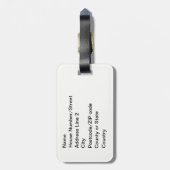 Brian benson氏による上位と下位 ラゲッジタグ (裏面縦)