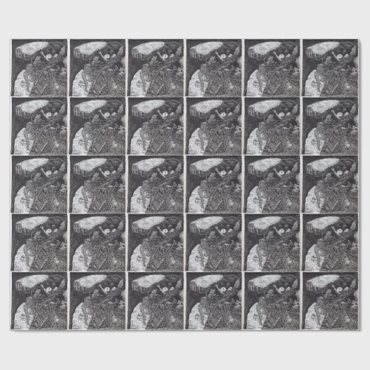 Brian benson氏による上位と下位 ラッピングペーパー (フラット)