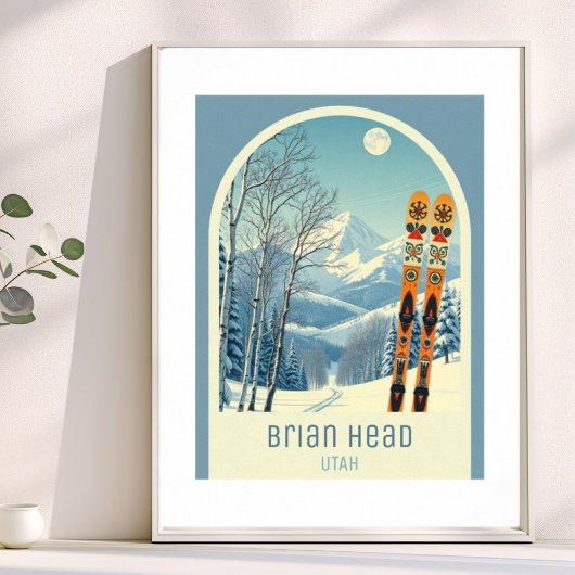 Brian Head Utah スキーリゾート ポスター