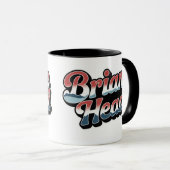 Brian Head Utah Retro Ski Resort Mug マグカップ (正面右)