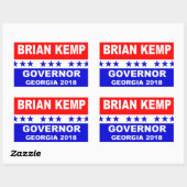 Brian Kamp Governor Georgia 2018ステッカー 長方形シール (シート)