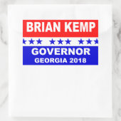 Brian Kamp Governor Georgia 2018ステッカー 長方形シール (バッグ)