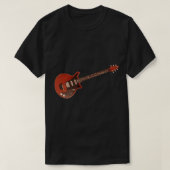 Brian May's Guitar (Red Special) - Queen Sticker Tシャツ (デザイン正面)