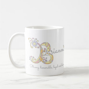 Brianna B デコレーションネーム&意味入りマグ コーヒーマグカップ