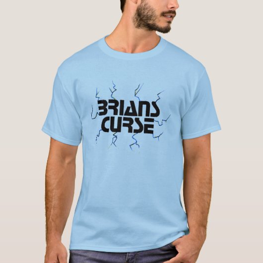 Briansの悪態の青 Tシャツ (正面)