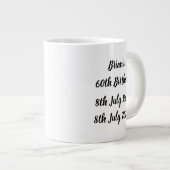Brian's 60th Birthday Mug ジャンボコーヒーマグカップ (正面右)