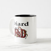 Briardのパパのマグ ツートーンマグカップ (正面左)