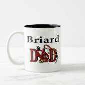 Briardのパパのマグ ツートーンマグカップ (左)