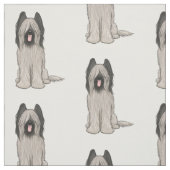 Briardsかわいいパターン ファブリック (見本)