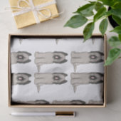 Briardsかわいいパターン 薄葉紙 (ギフト)