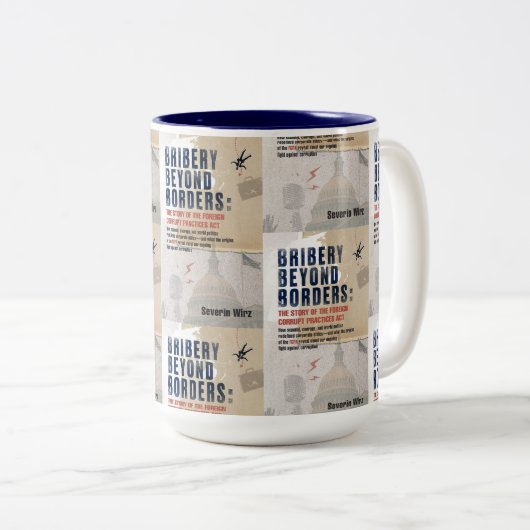 Bribery Beyond Borders Mug ツートーンマグカップ (正面右)