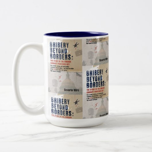 Bribery Beyond Borders Mug ツートーンマグカップ (左)